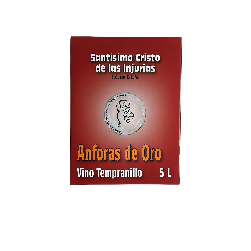 Bag in Box Ánforas de Oro — Vino Tinto Tempranillo 5 L