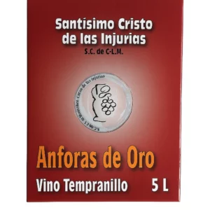 Bag in Box Ánforas de Oro — Vino Tinto Tempranillo 5 L